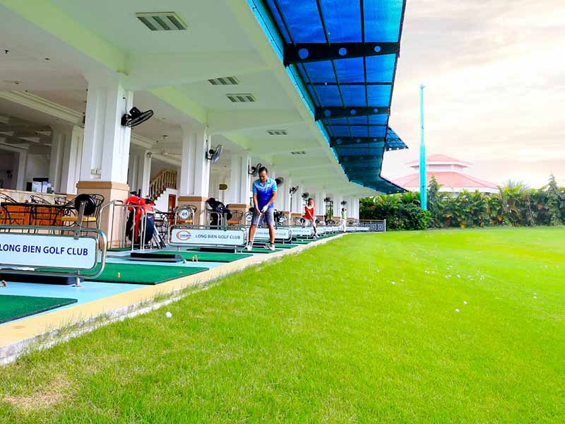 Sân tập golf Long Biên được nhiều người chơi yêu thích
