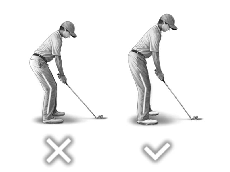 lỗi quá gối trong downswing