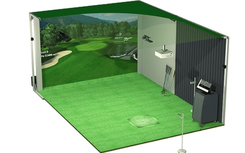 Sân golf trong nhà có chi phí lắp đặt khá cao nên chỉ phù hợp với giới thượng lưu