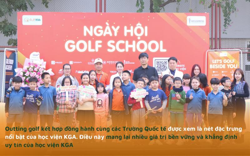 trung tâm day golf trẻ em KGA