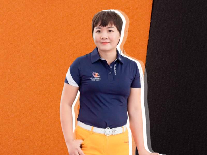 Bùi Thị Thoa là một HLV nữ được nhiều golfer quận Ba Đình tin tưởng lựa chọn