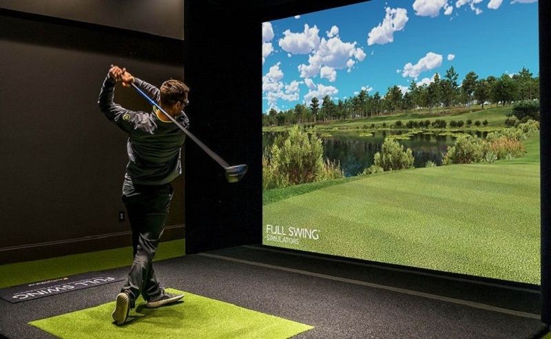 Lắp đặt phòng golf 3D là xu hướng đánh golf hiện đại