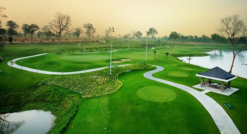 Sân golf Vĩnh Thuận có chất lượng hàng đầu với số tiền đầu tư lớn