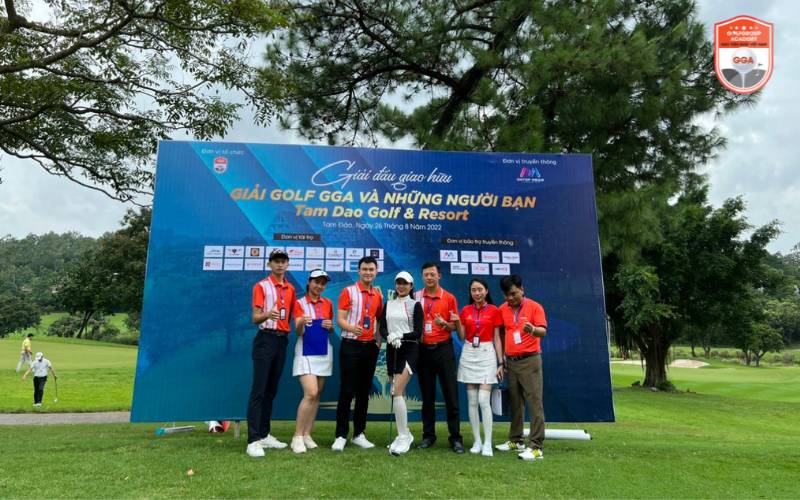 HLV Phan Đạt tham gia giải golf “GGA và những người bạn” cùng các thầy GGA