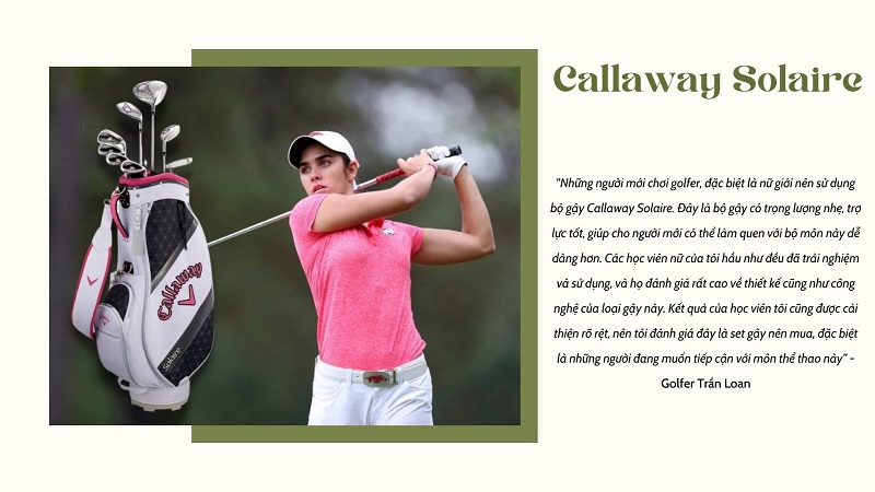 Đánh giá của golfer về gậy Callaway Solaire