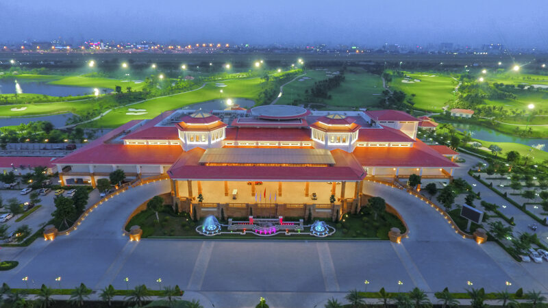 Trung tâm hội nghị Long Biên Palace có sân đỗ trực thăng riêng