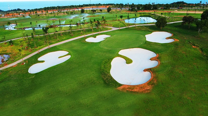 Sân golf NovaWorld Phan Thiết sở hữu thiết kế độc đáo, mang đến trải nghiệm thú vị cho golfer