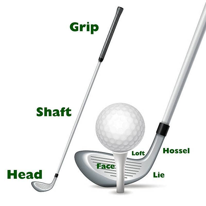 Golfer cần nắm vững cấu tạo để hiểu thông số kỹ thuật của gậy golf