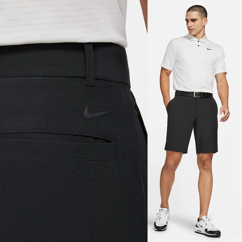 Quần sooc golf Nike được làm từ chất liệu cao cấp, mang đến cảm giác thoải mái và linh hoạt cho golfer