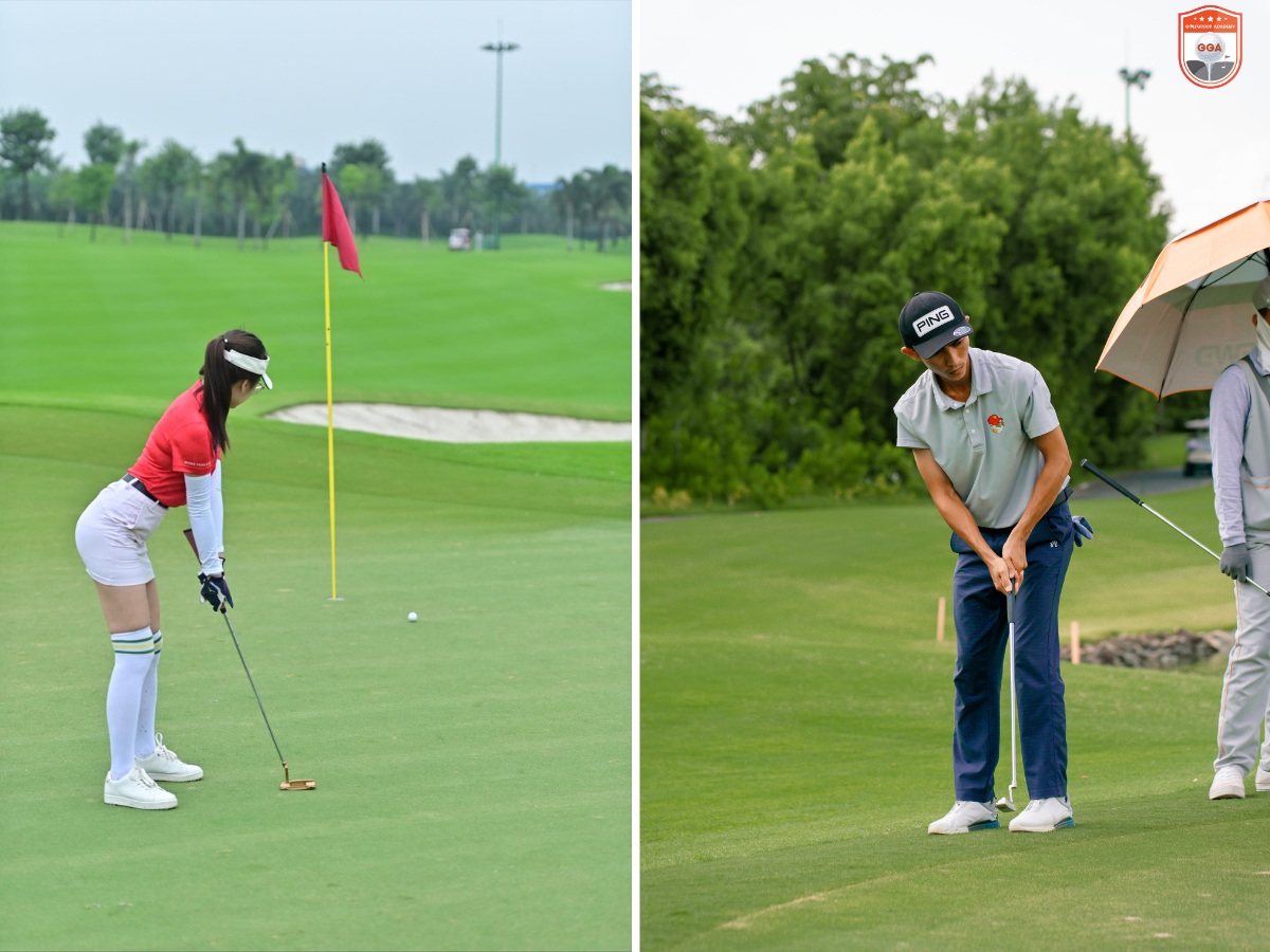 tập putt golf hiệu quả tại GolfGroup Academy