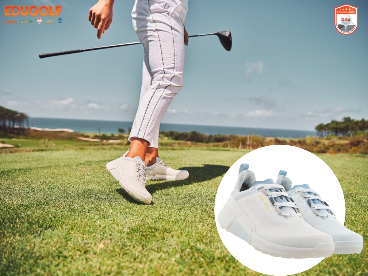 Giày golf đàm bảo sự ổn định khi swing và chống trơn trượt trên các địa chình đặc biệt