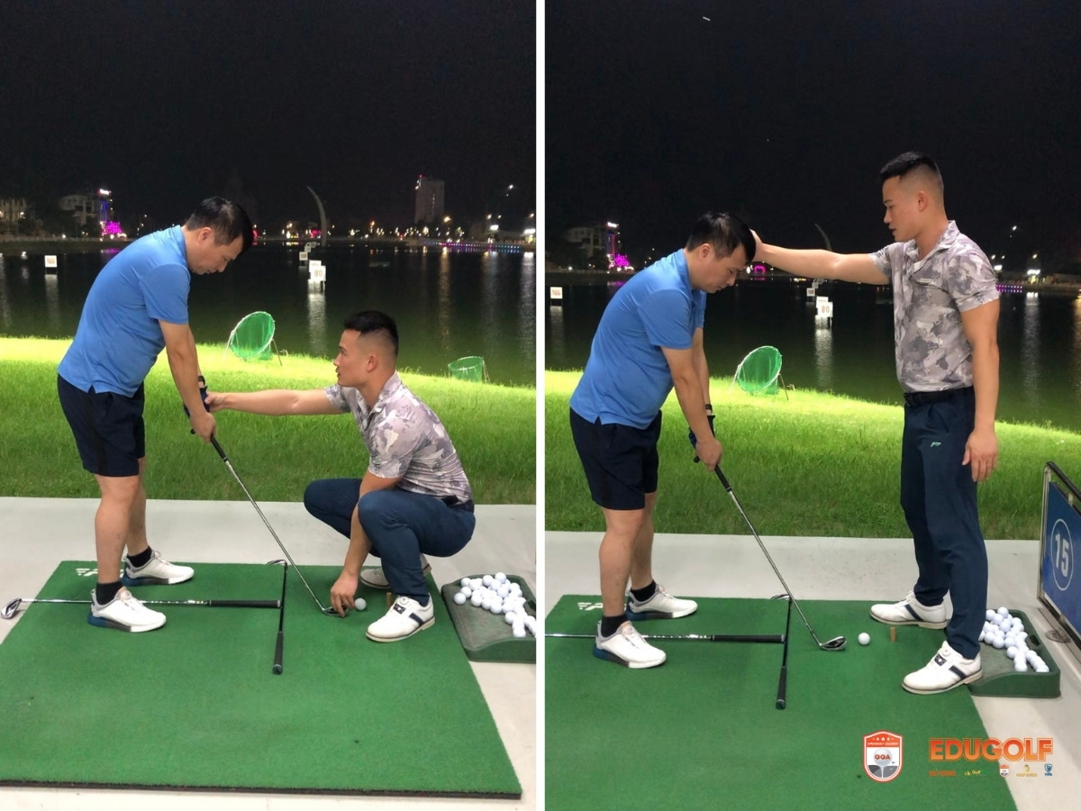 huấn luyện viên golf Hoàn Văn Mẫn