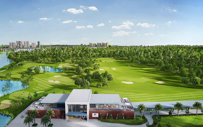 Sân golf Epga Ecopark có vị trí địa lý thuận lợi cho golfer di chuyển