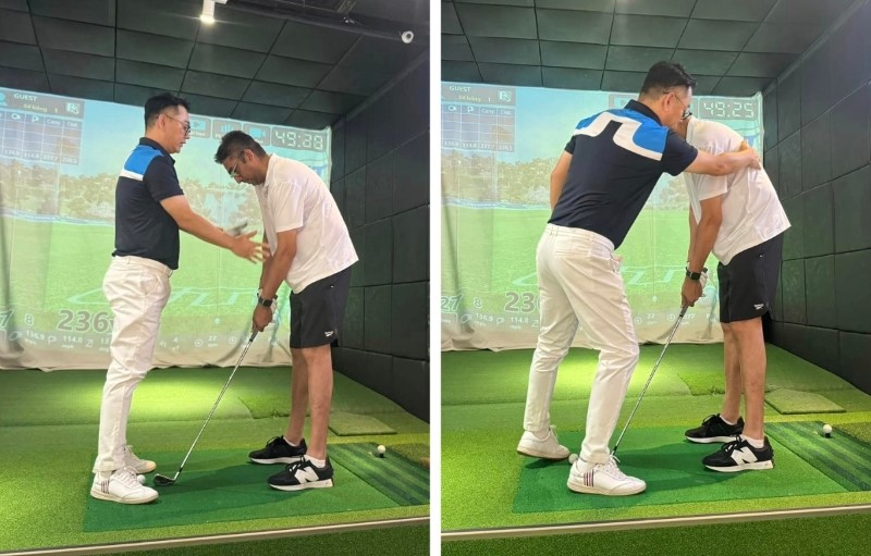 Thầy Kevin Kim đã có hơn 27 năm kinh nghiệm chơi golf và đạt HDC -3 ấn tượng