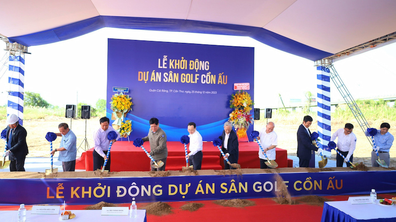 Dự án sân golf được khởi động vào ngày 25/12/2023
