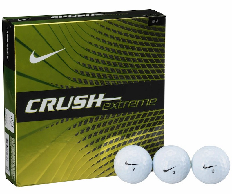 Bóng golf Crush Extreme Nike giúp golfer tối ưu khoảng cách và tốc độ đánh bóng