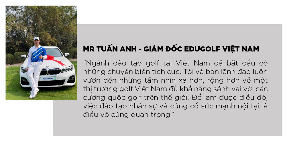 Giám đốc học viện golf Nguyễn Tuấn Anh