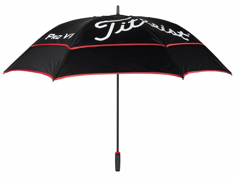 Ô Titleist Umbrella Double Canopy có độ bền cao, trọng lượng nhẹ