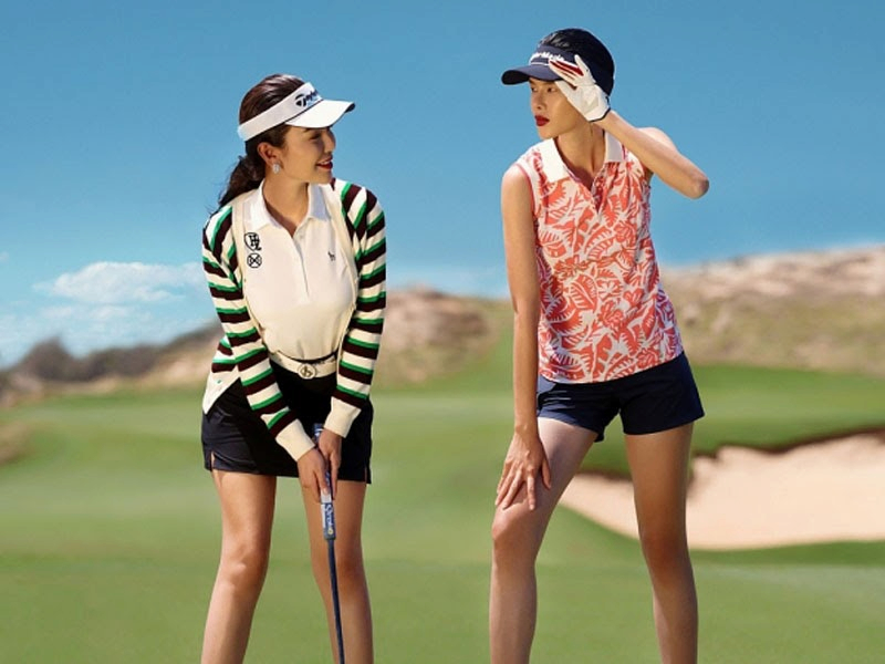 Quần áo golf Hàn Quốc có thiết kế hiện đại, trẻ trung