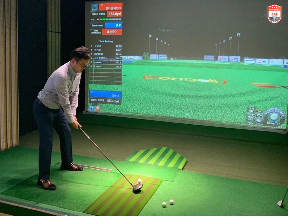 phòng golf 3D okongolf