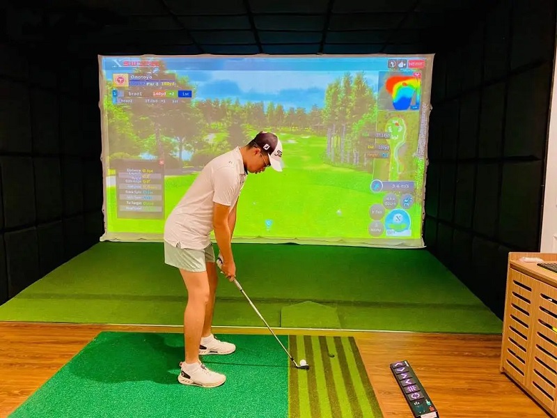 Tại sân Brother Golf có thêm phòng 3D hiện đại