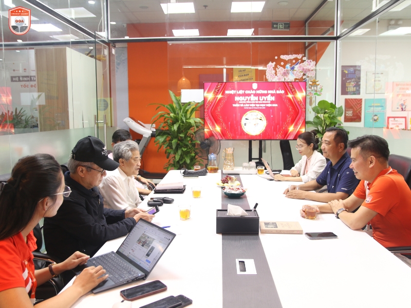 Học viện GGA có cơ hội được gặp và trao đổi cùng nhà báo Nguyễn Uyển