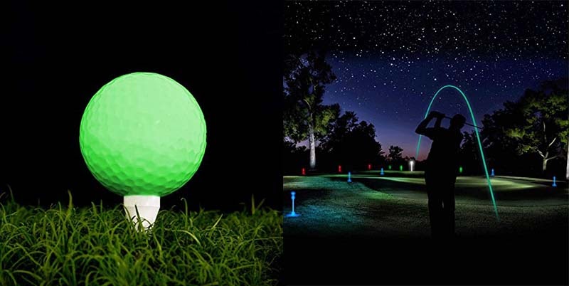 Bóng golf phát sáng sẽ giúp thú vui chơi golf đêm trở nên thú vị, hấp dẫn hơn