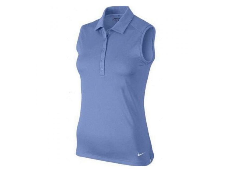 Áo golf Nike Victory Block polo không tay thoáng mát cho nữ