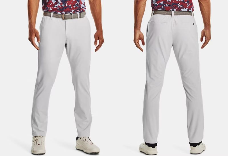 Quần dài golf UA Iso-Chill Tapered có thiết kế tapered tôn lên dáng vẻ nam tính và phong cách. 