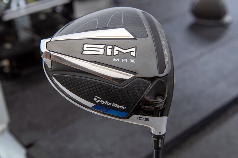 Driver TaylorMade Sim Max sở hữu mặt gậy siêu mỏng giúp tối ưu đường bóng