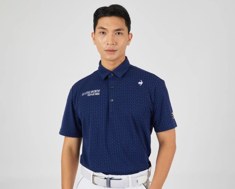 Áo thun golf Le Coq Sportif sở hữu thiết kế đậm chất Pháp