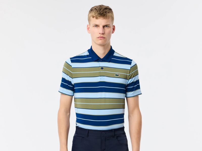 Áo polo golf Lacoste chống tia UV chỉ số UPF50+