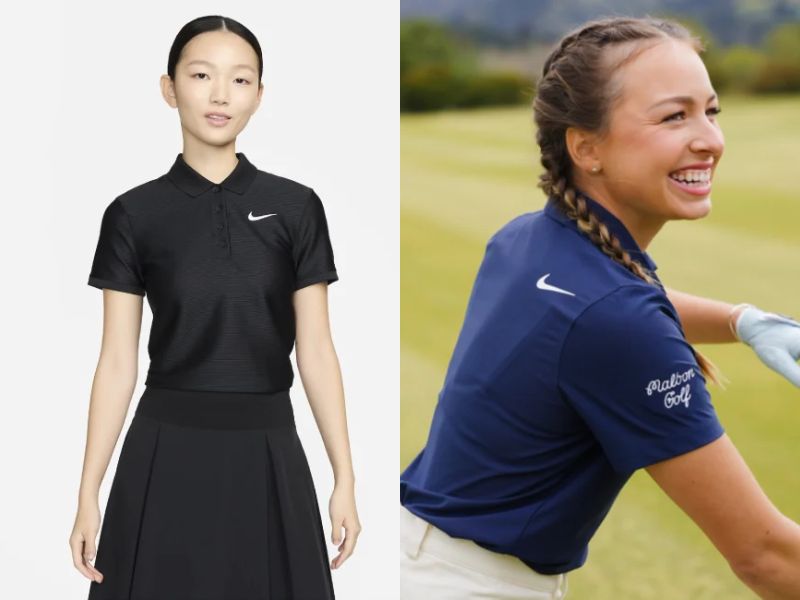 Trang phục đánh golf nữ Nike được tích hợp nhiều công nghệ hiện đại