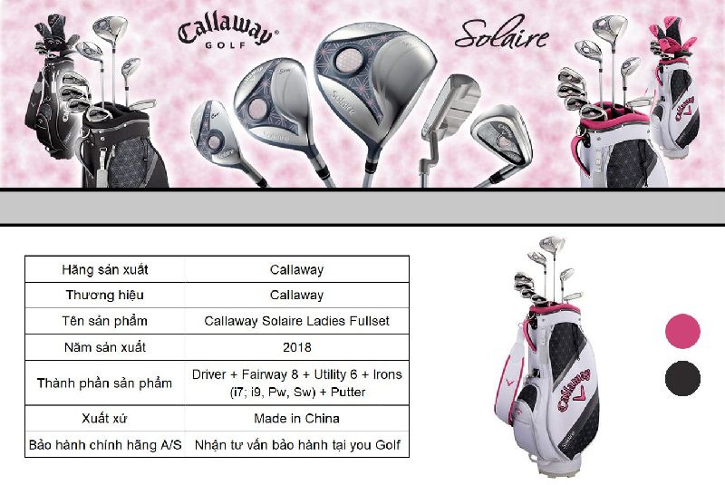 Callaway Solaire được sản xuất dựa trên nghiên cứu kỹ càng