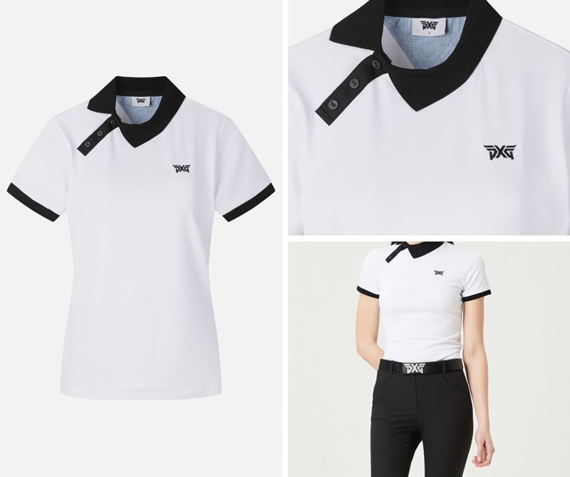 WMNS SM SIDE COLLARED White thanh lịch, hiện đại
