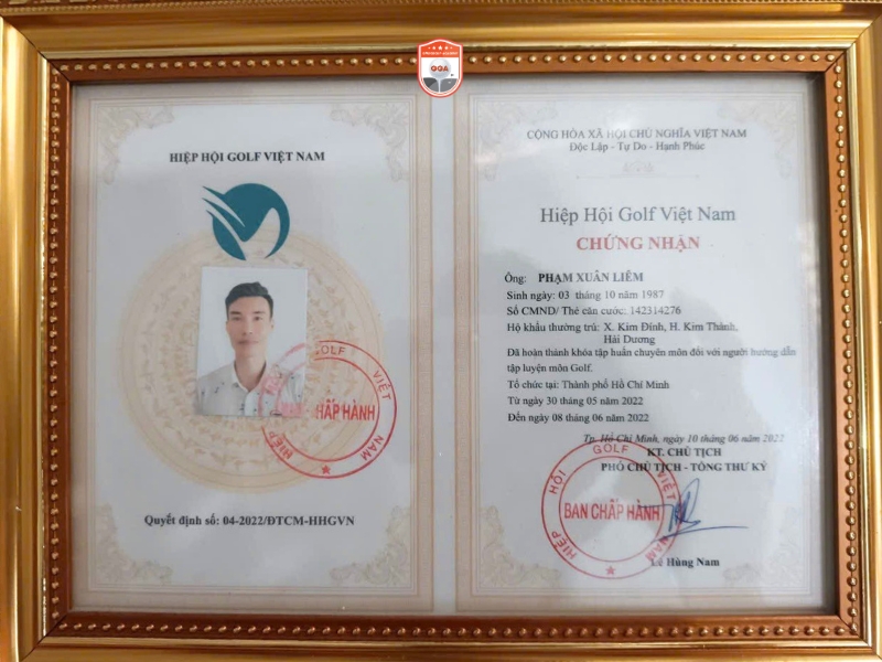 HLV Phạm Xuân Liêm - Tổ trưởng Locker với “cái duyên” trở thành chuyên gia huấn luyện Golf